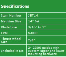 The Carter Jet 14" conversion kit 