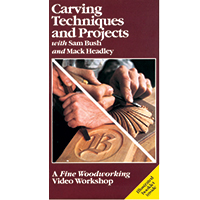 Carving Techniques and Projects VHS Tape