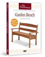 How to Build a Garden Bench DVD