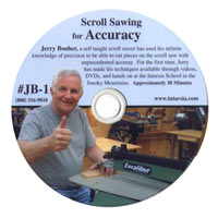 Scroll Sawing for Accuracy by Jerry Booer for the Judy Gale Roberts Worksop