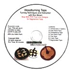 Woodturning Tops DVD by Ron Brown