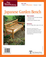Japanese Garden Bench Project Plan