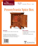 Fine Woodworking  Pennsylvania Spice Box Project Plan