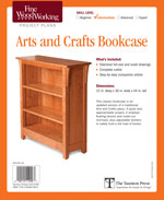 Arts and Crafts Bookcase Project Plan 