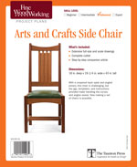 Arts and Crafts Side Chair Project Plan 