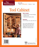 Fine Woodworking Tool Cabinet Project Plan