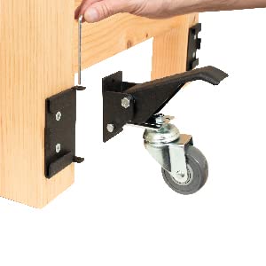 Pin Lock Quick Release Mounting Plates For Workbench Casters