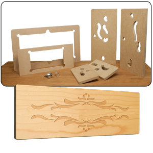 Door & Drawer Router Carving Template Set