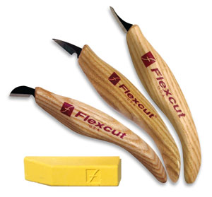 Flexcut Slim-Handle Detail Knife Set