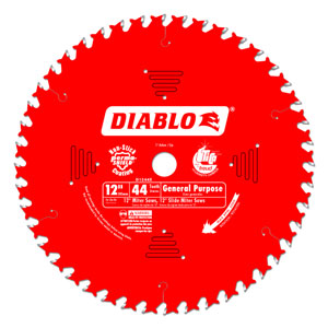 12" x 44 Tooth General Purpose Saw Blade - D1244X