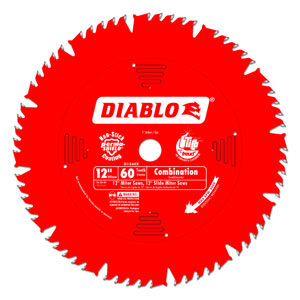 12" x 60 Tooth Combination Saw Blade - D1260X