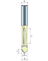 Plunge Point Panel Router Bit