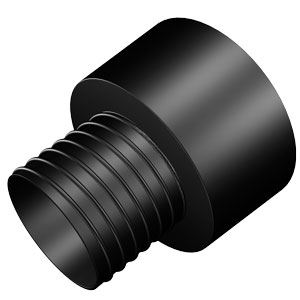 4" to 2 1/2" Threaded Quick Connect Reducer