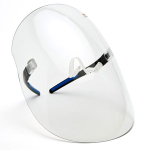 X-Shield Non-Vented Full Clear Face Shield - X1-NC-1