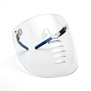X-Shield 3/4 Vented Clear Face Shield - X3-VC-1
