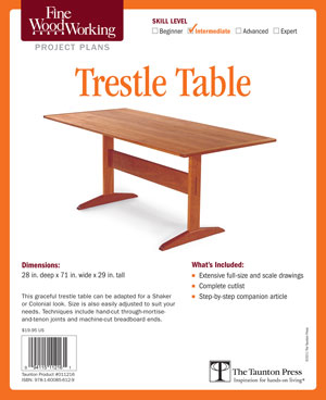 Trestle Table Project Plan