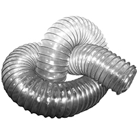 Clear Super Flex Dust Collection Hose
