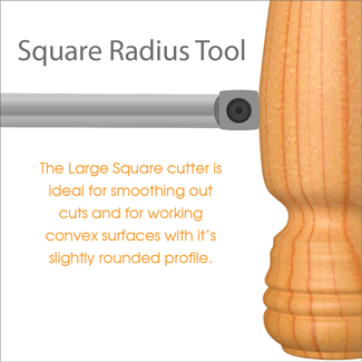 Large Square Radius Carbide Cutting Tool