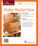 Shaker Blanket Chest Project Plan