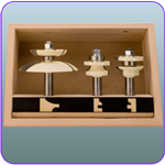 3 Wing Cove Raised Panel w/ Roundover Stile & Rail Cutters