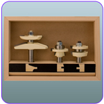 2 Flute Shaker Raised Panel w/ Shaker Stile & Rail Cutters