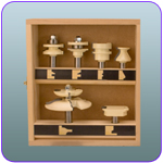 6 Pc Cabinet Makers Set (3 wing rasied panel bit)