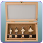 Stone Mountain 4 PC Roundover Bit Set