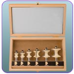 6 PC Bullnose Bit Set
