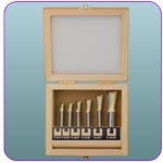 6 Pc Leigh Dovetail Bit Set