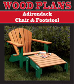 Adirondack Chair & Footstool 