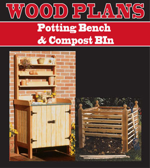 Potting Table & Compost Bin
Woodworking Plans