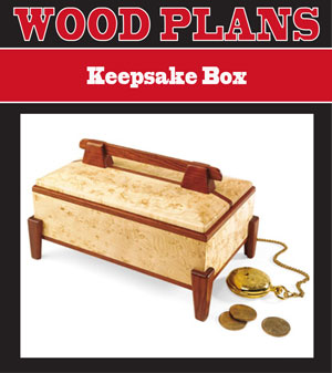 Keepsake Box Woodworking Plan
