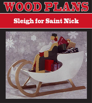 Sleigh For Gold Reindeer 
Woodworking Plan