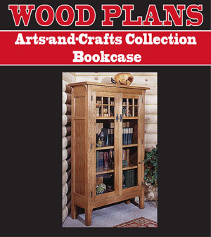 Arts-and-Crafts Collection Bookcase 
Woodworking Plan