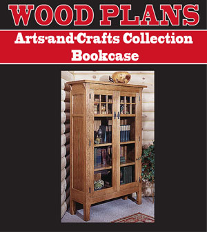 Arts-and-Crafts Collection Bookcase 
Woodworking Plan