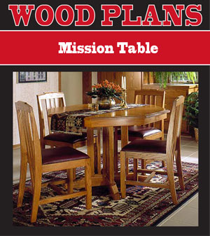 Mission Table Woodworking Plan
