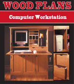 Computer Workstation Woodworking Plans