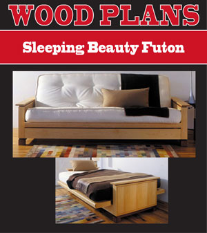 Sleeping Beauty Futon 
Woodworking Plan