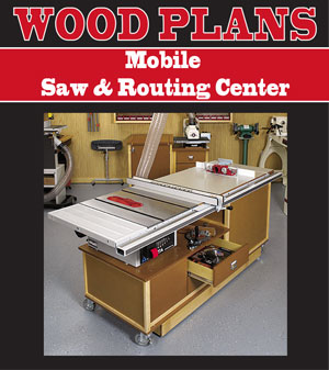 Mobile Sawing & Routing Center 
Woodworking Plan