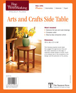 Arts and Crafts Side Table