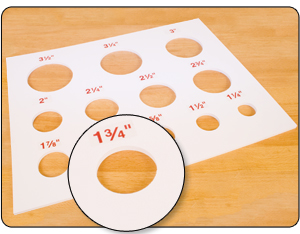 Router Circle Template
