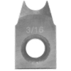 3/16" Diameter Negative Rake Carbide Beading Cutter