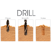 29 Piece Fractional Inch Brad Point Drill Bit Set