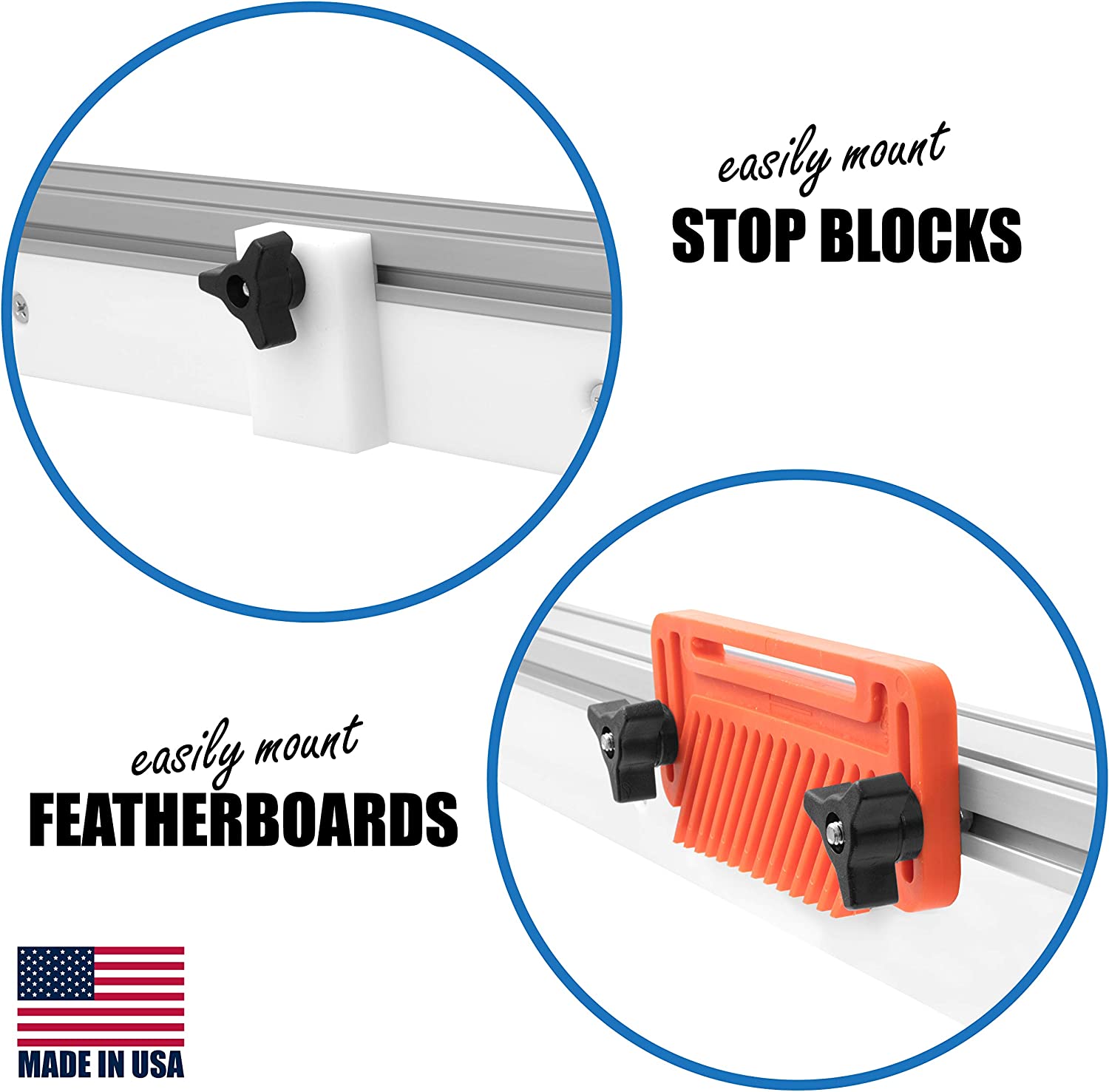 43" Uni-T-Fence<br>with UHMW Fence Face