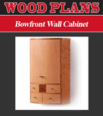 Bowfront Wall Cabinet