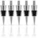 5 Piece Classic Chrome Style Bottle Stopper Set