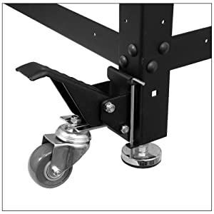 Pin Lock Quick Release Mounting Plates For Workbench Casters