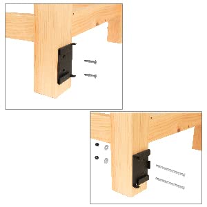 Pin Lock Quick Release Mounting Plates For Workbench Casters