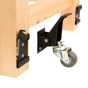 Workbench Caster Set - Spring Lock