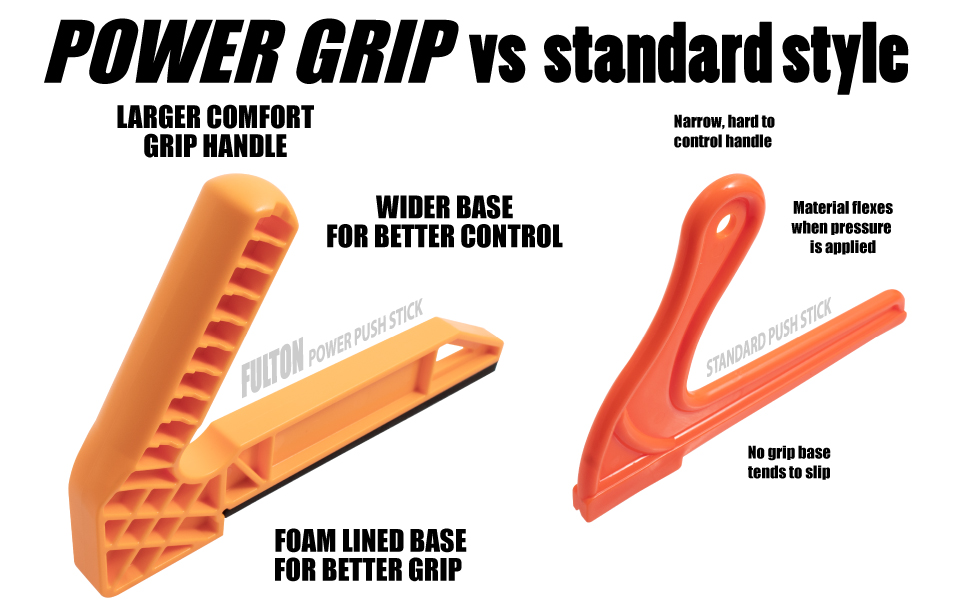 Power Grip V Style Push Stick